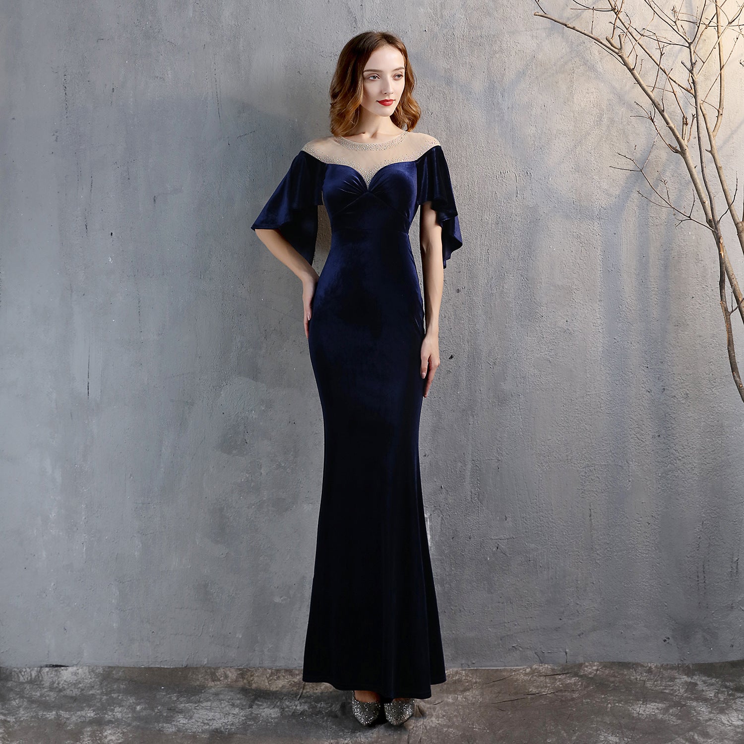 Women Elegant Formal Party Mermaid Skirt Maxi Evening Dress 7