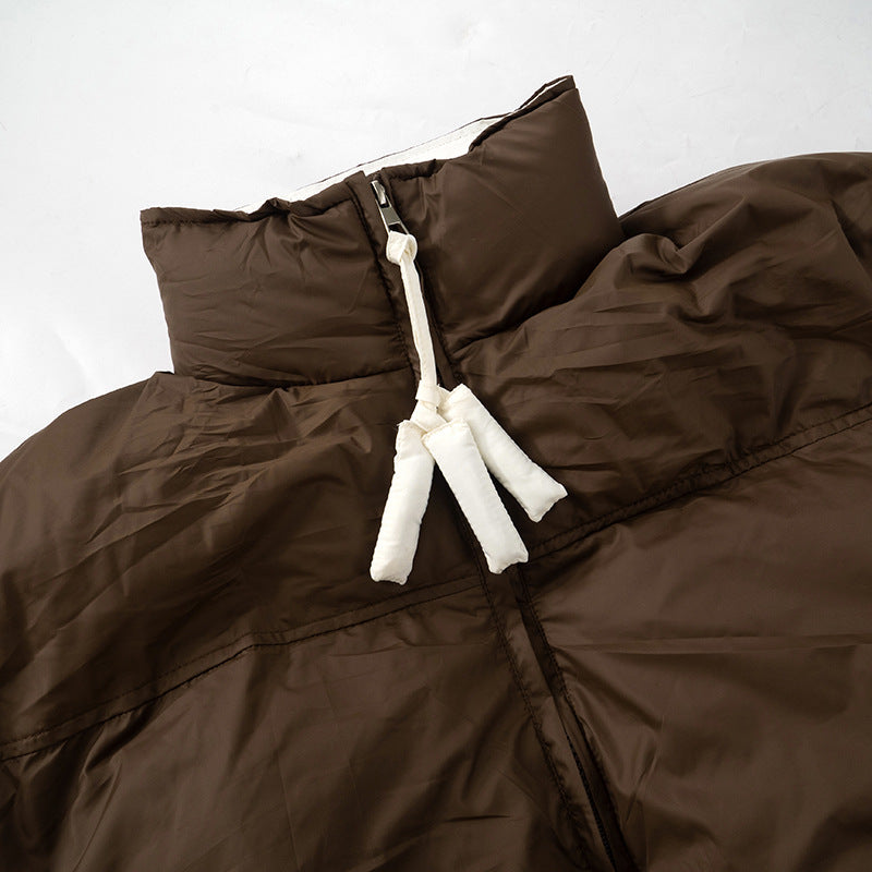 Women long sleeve contrast winter warm Padding Jacket 40