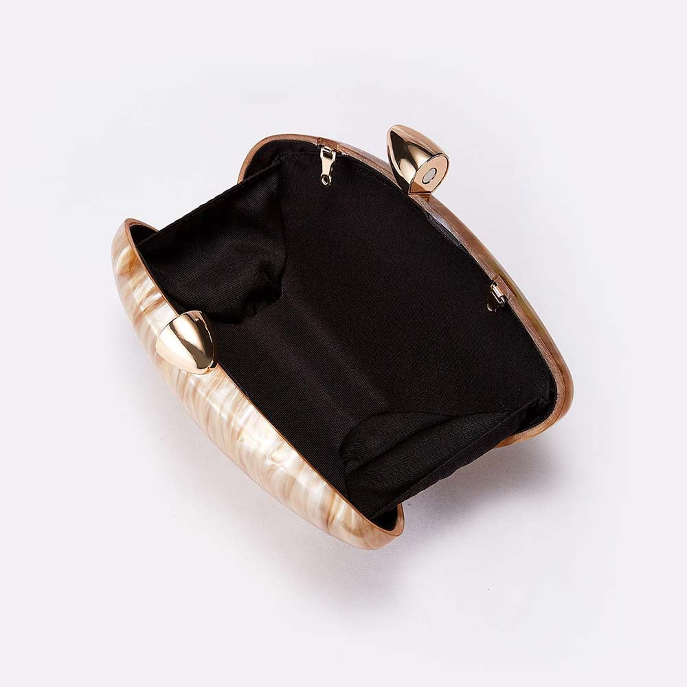 Transparent Fashion Bullet-Shaped Acrylic Evening Clutch for Women 10