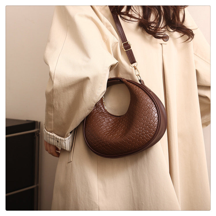 Retro Versatile Simple Diamond Women's Bag Shoulder Handbag 19