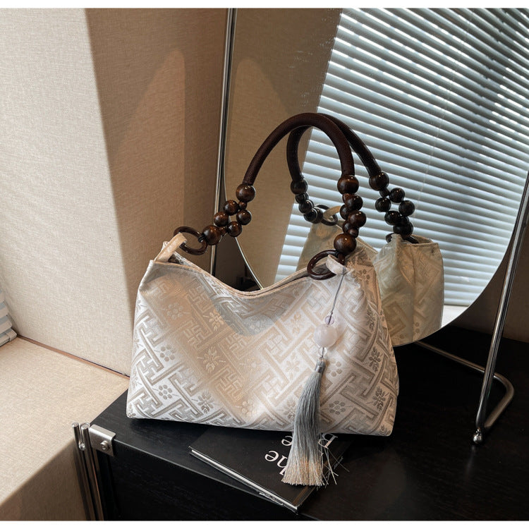 Women retro summer embroidered handbag 13