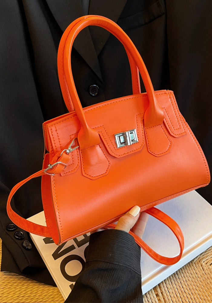 Bag Handbag Solid Color Simple Shoulder Messenger Bag Ladies Bag