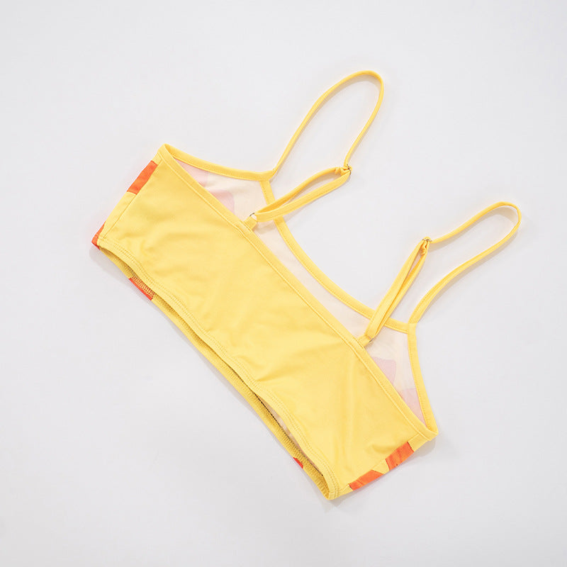 Women Sexy Floral Gradient Printed Camisole Vest Top and Trousers Two-Piece Set 21