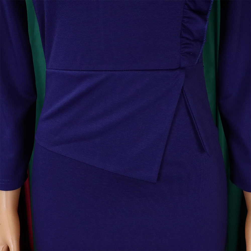 Spring Chic Slim Pencil Skirt Fashion Bodycon Africa Plus Size Dress 38