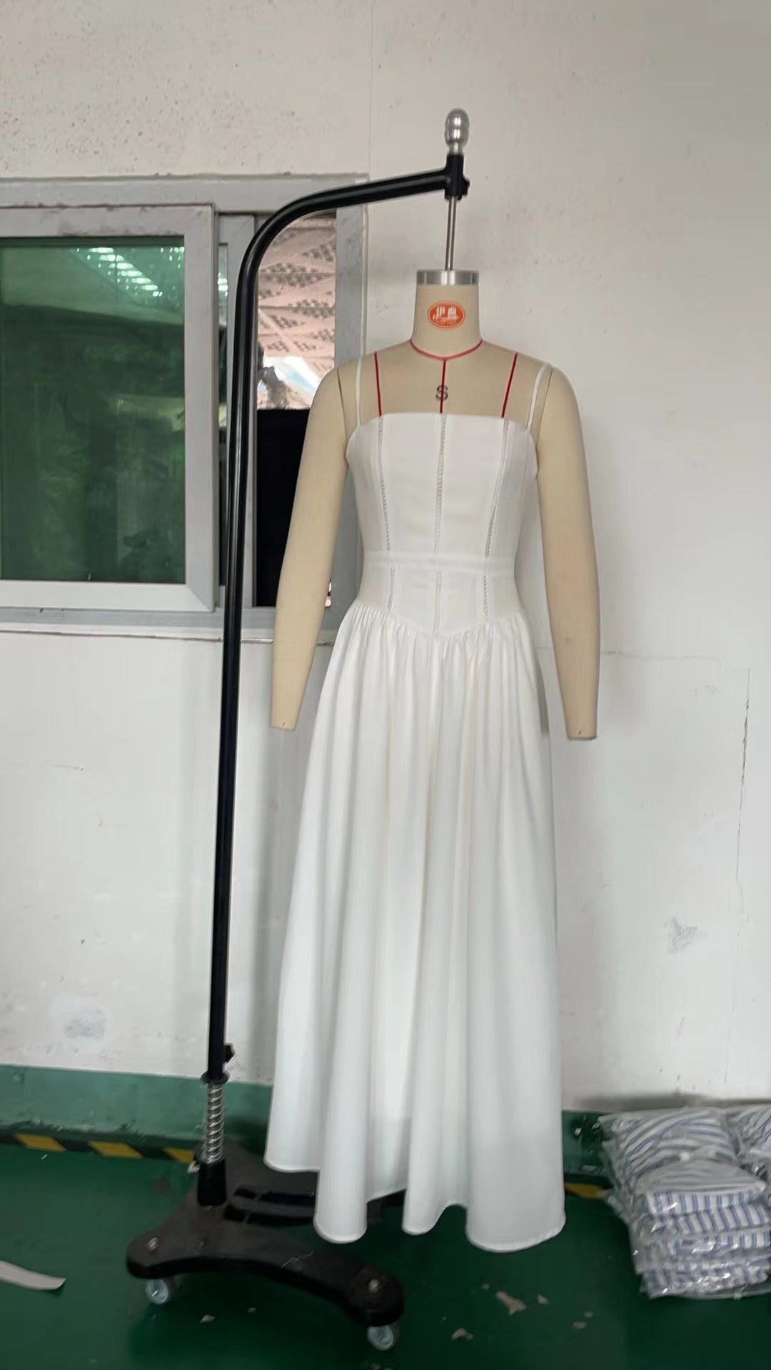 Women summer suspender sleeveless print dress 9