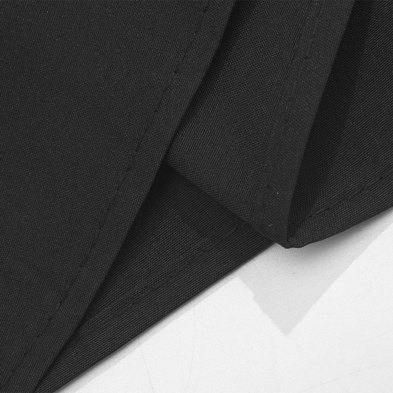 Spring Summer Square Neck Sleeveless Slim Waist Strap Dress 34