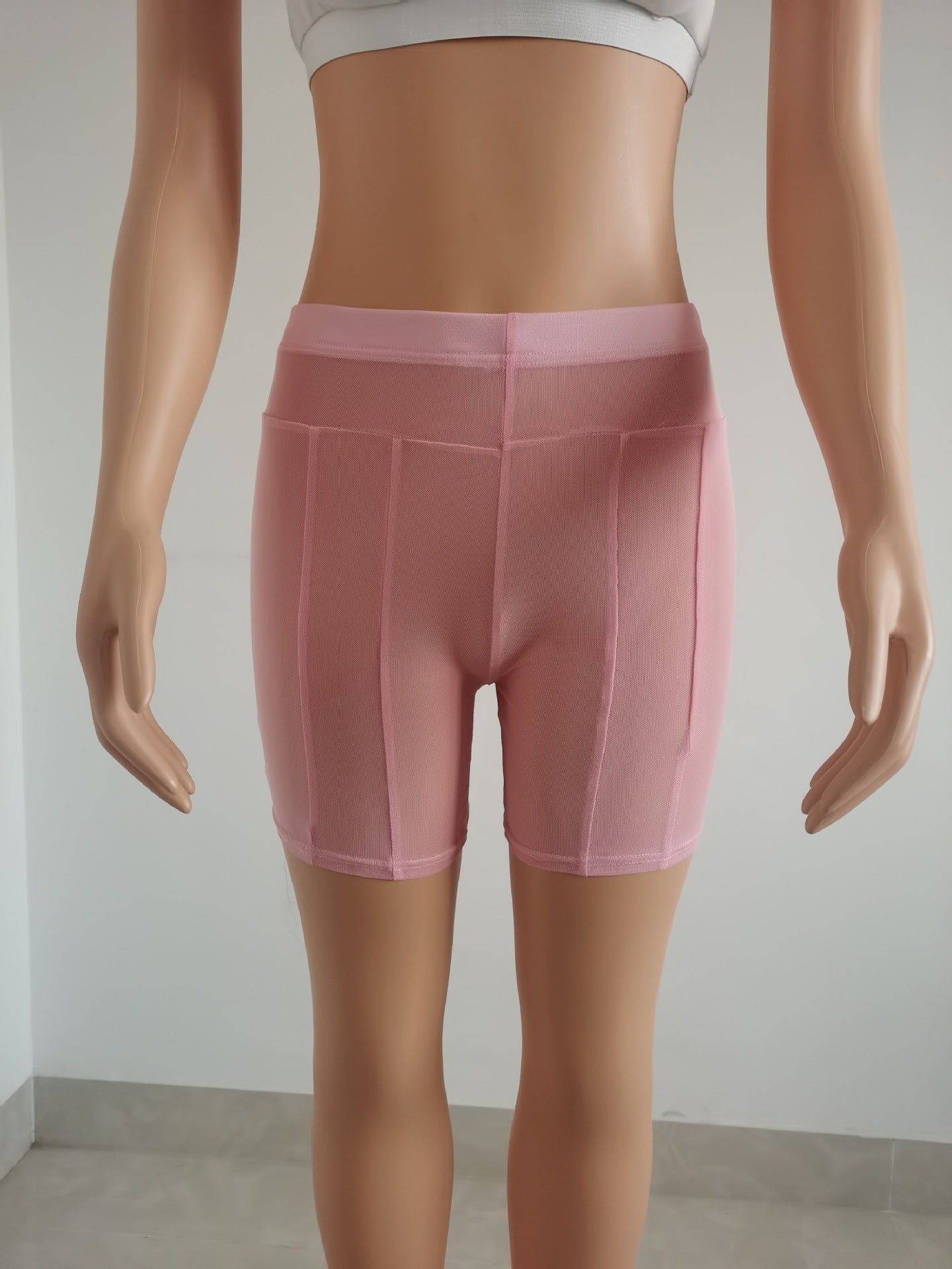 Women Summer Sexy See-Through Mesh Shorts 31