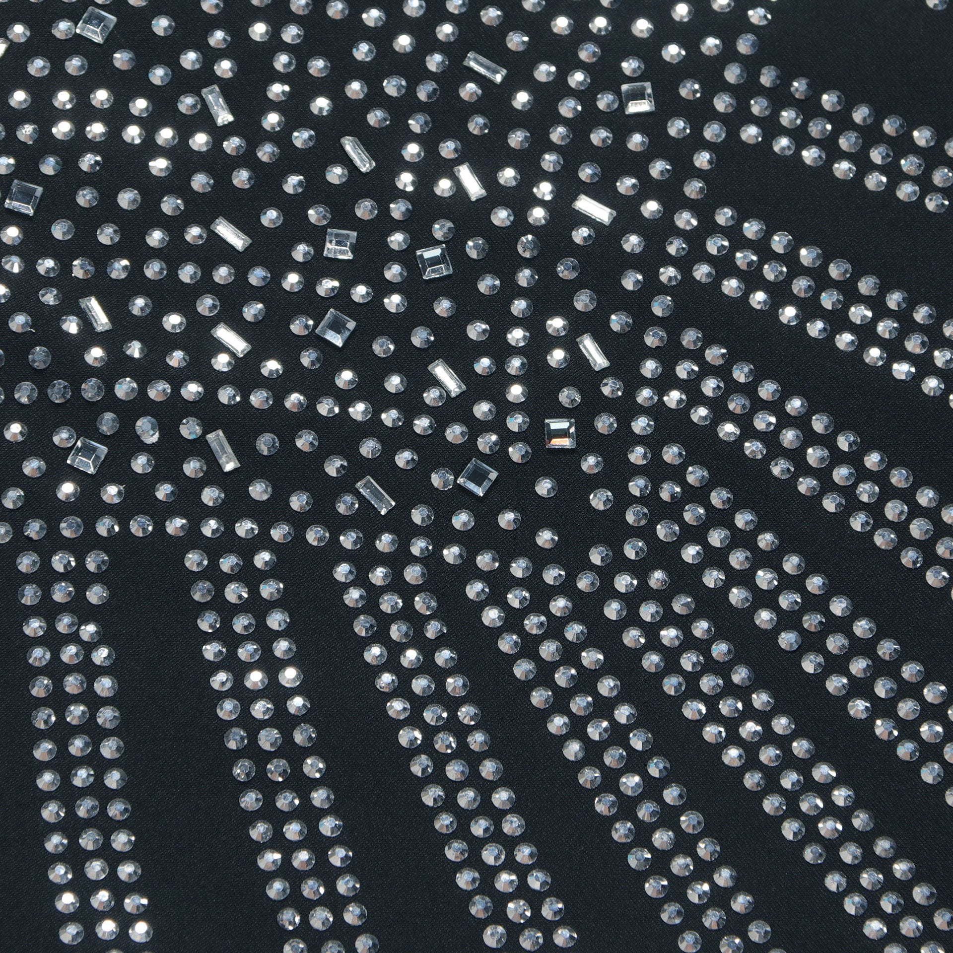 Sexy Beaded Tight Fitting Stretch Long Sleeve Top Bodycon Mermaid Skirt Suit 25