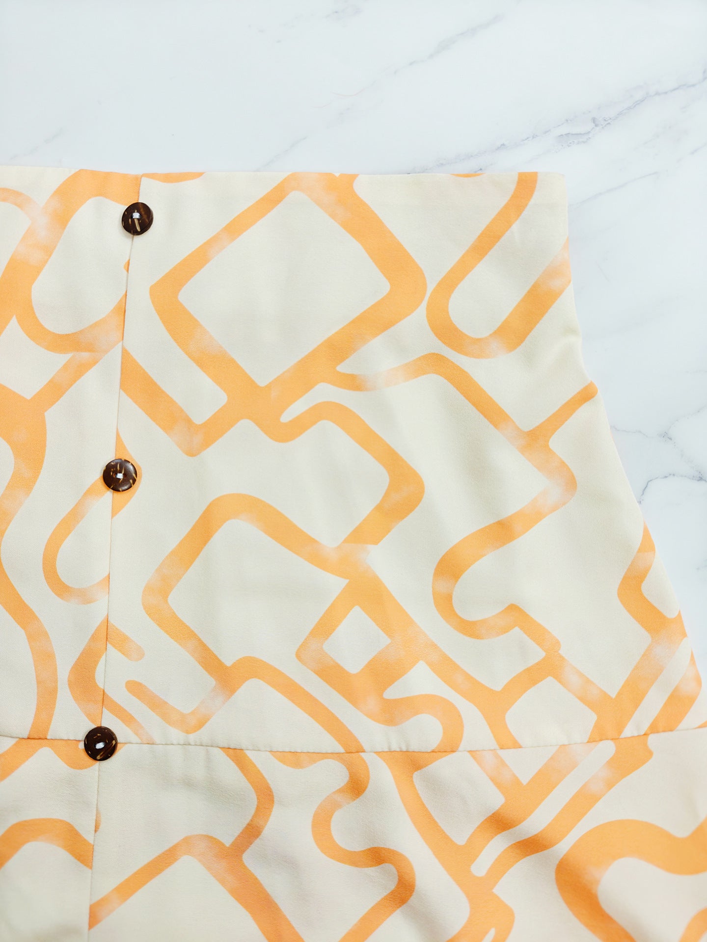 Women Casual Holidays Printed Button Skirt 6