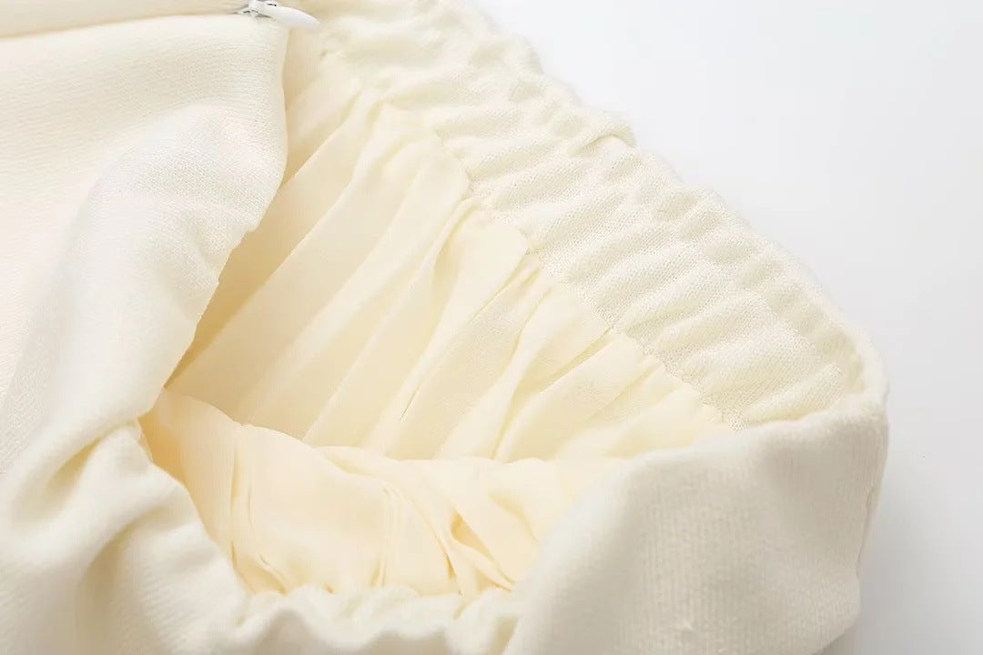 Women casual Knitting Patchwork skirt 14