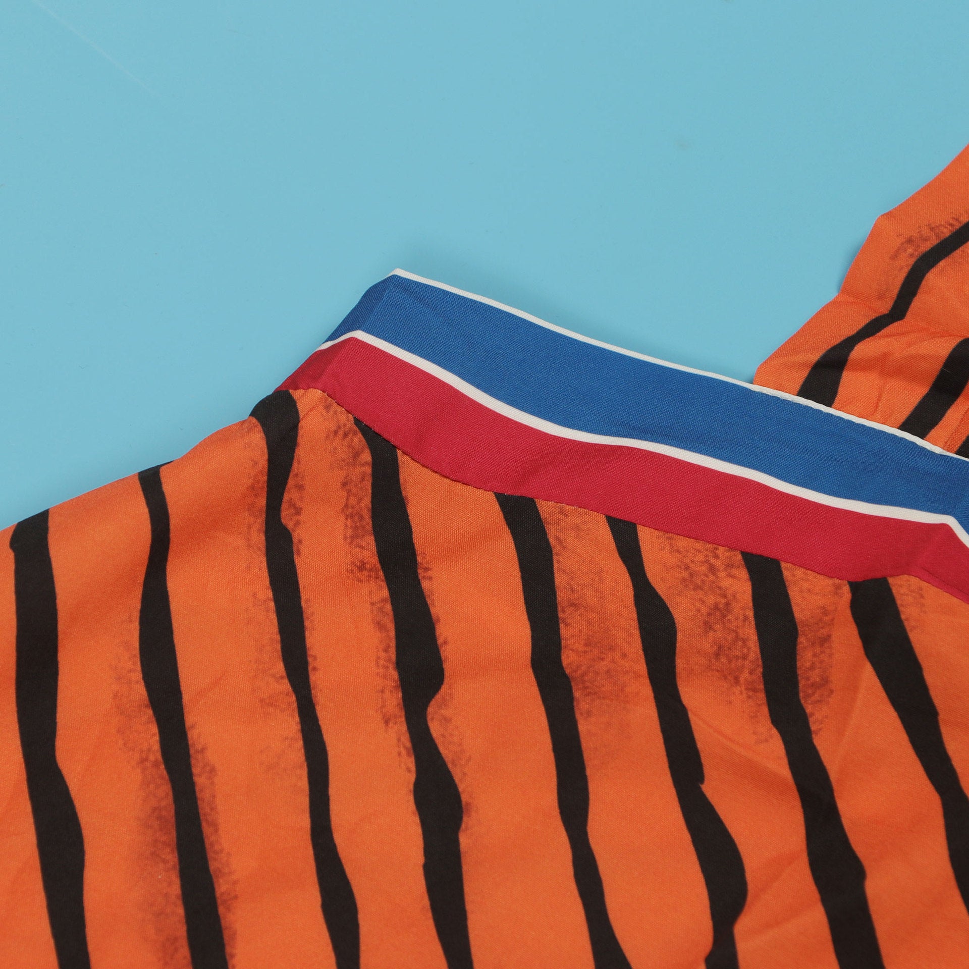 Sexy Print Contrast Color Oversized Wide Leg Strap Jumpsuit 14