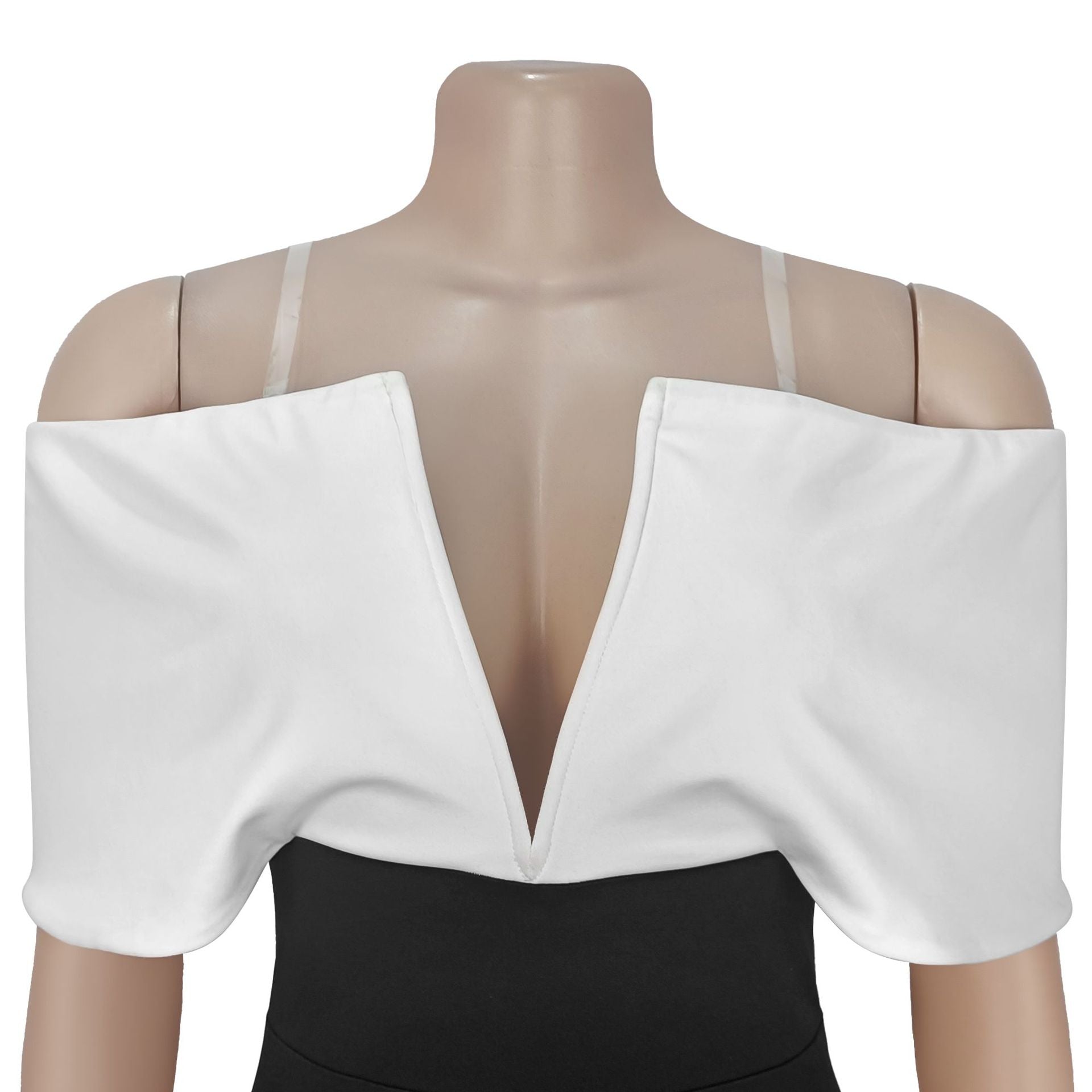 Women Casual V-Neck Backless Wide-Leg Jumpsuit 7