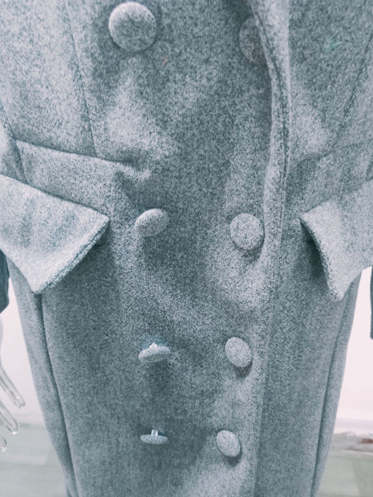 Women Vintage Turndown Collar Long Jacket 15