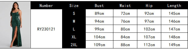 Summer Strap Beaded Evening Sequin Dress Chic Elegant Slim Long Formal Party Dress 8