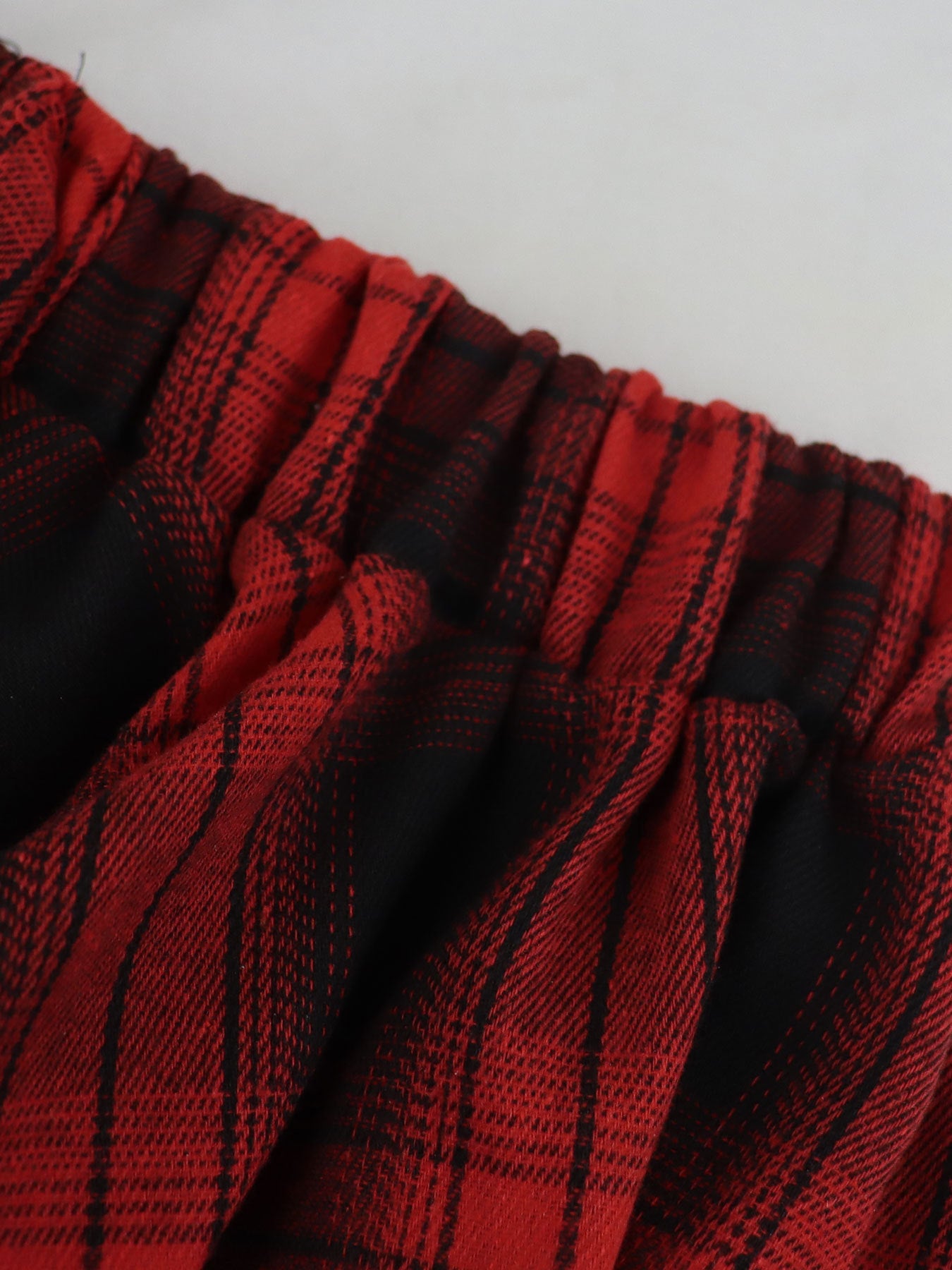 High-Waist Patchwork Asymmetrical Plaid Skirt 27