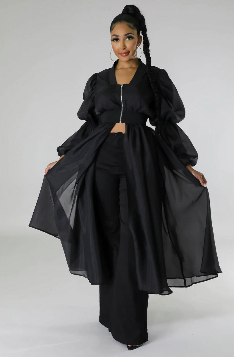 Women's Autumn Fashion Solid Color Long Sleeve Chic Dress 4