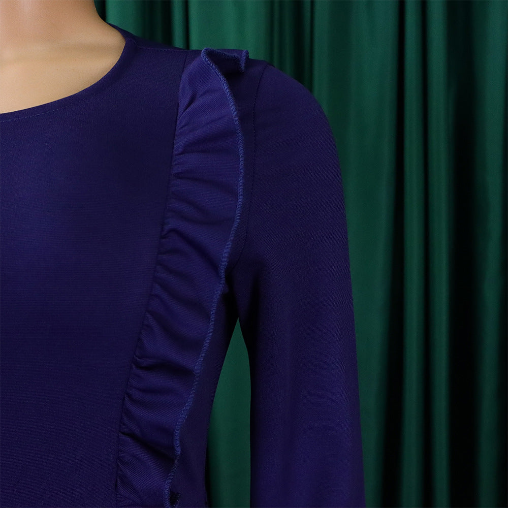 Spring Chic Slim Pencil Skirt Fashion Bodycon Africa Plus Size Dress 37