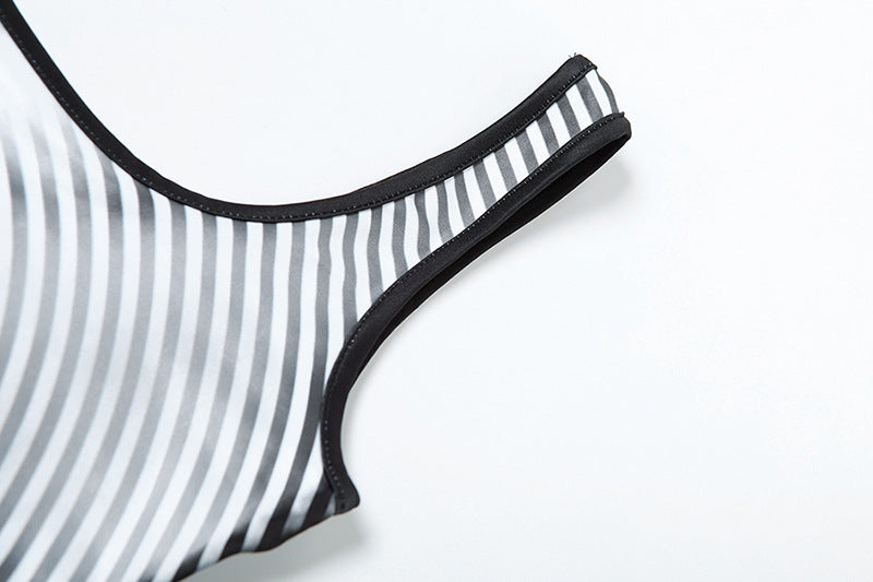 Women gradient vest and trousers two-piece set 12