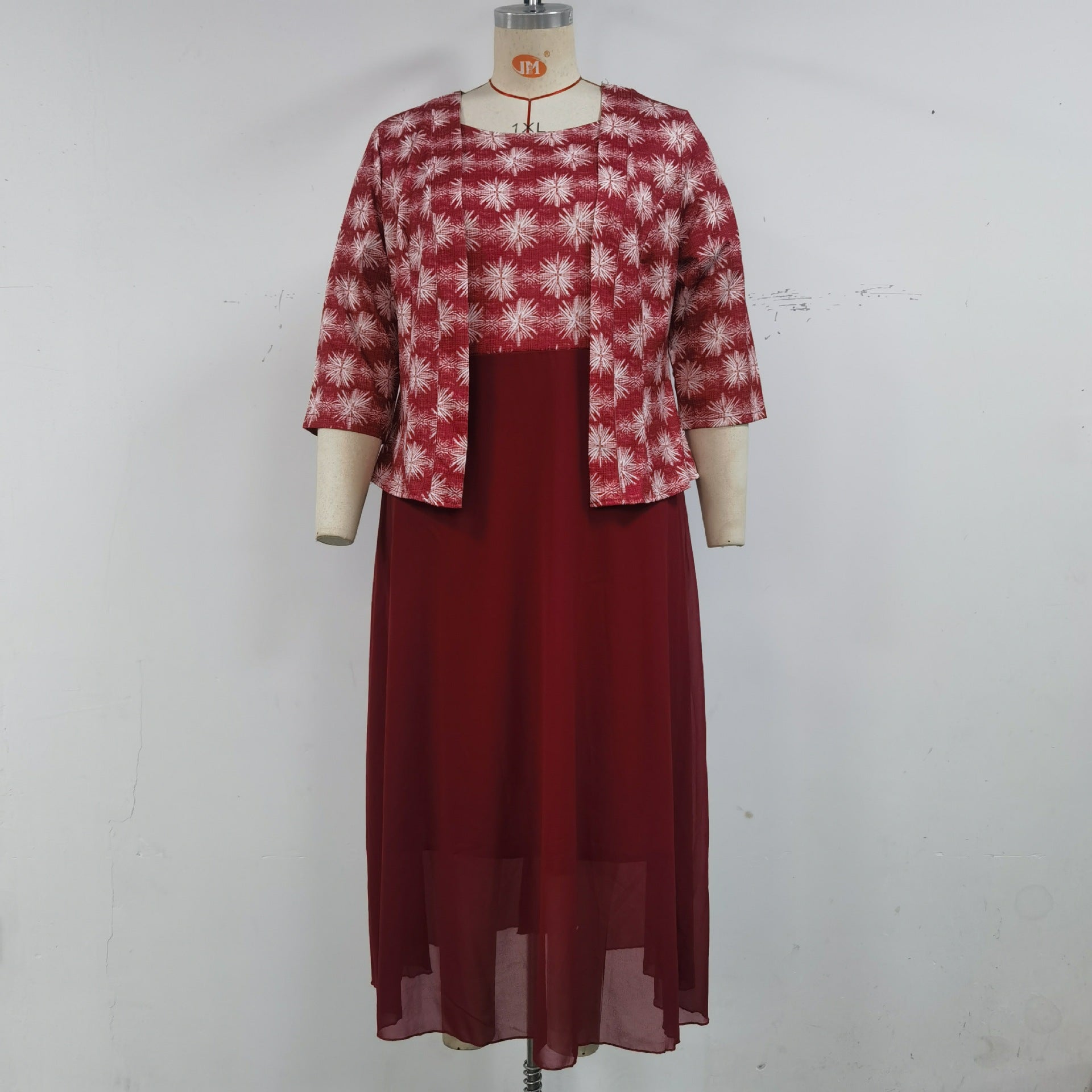 Africa Plus Size Women Top Dress Two-piece Set 6