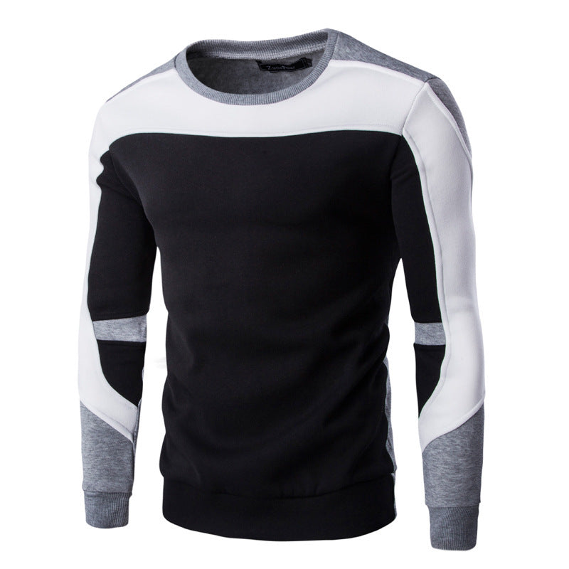 Men Long Sleeve Sports Colorblock Baseball Top 7