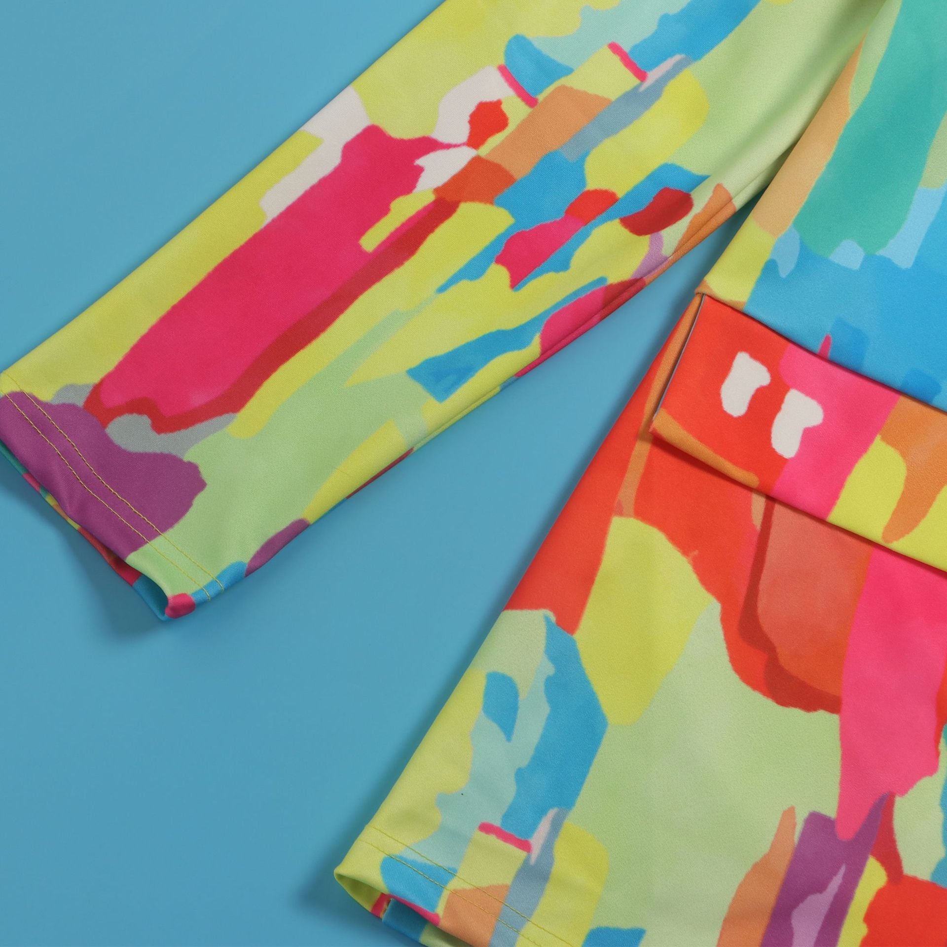 Casual Fashion Multi-Color Print Fashion Blazer Top 51