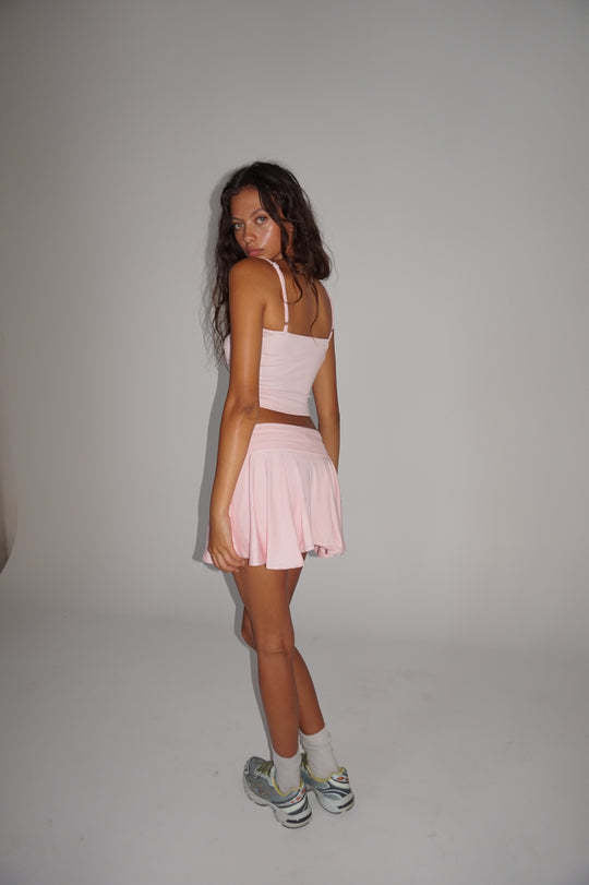 Women summer vest suspender and Skirt two-piece set