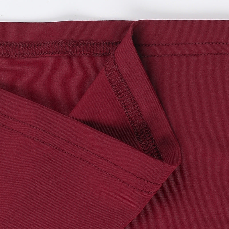 Spring Sexy Off Shoulder Low Back Long Sleeve Short Dress 16