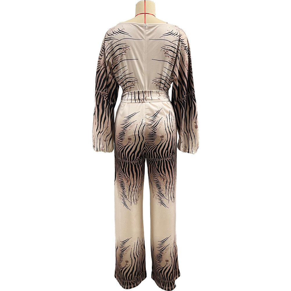 Women Fall/Winter Casual Bat Sleeves Jumpsuit