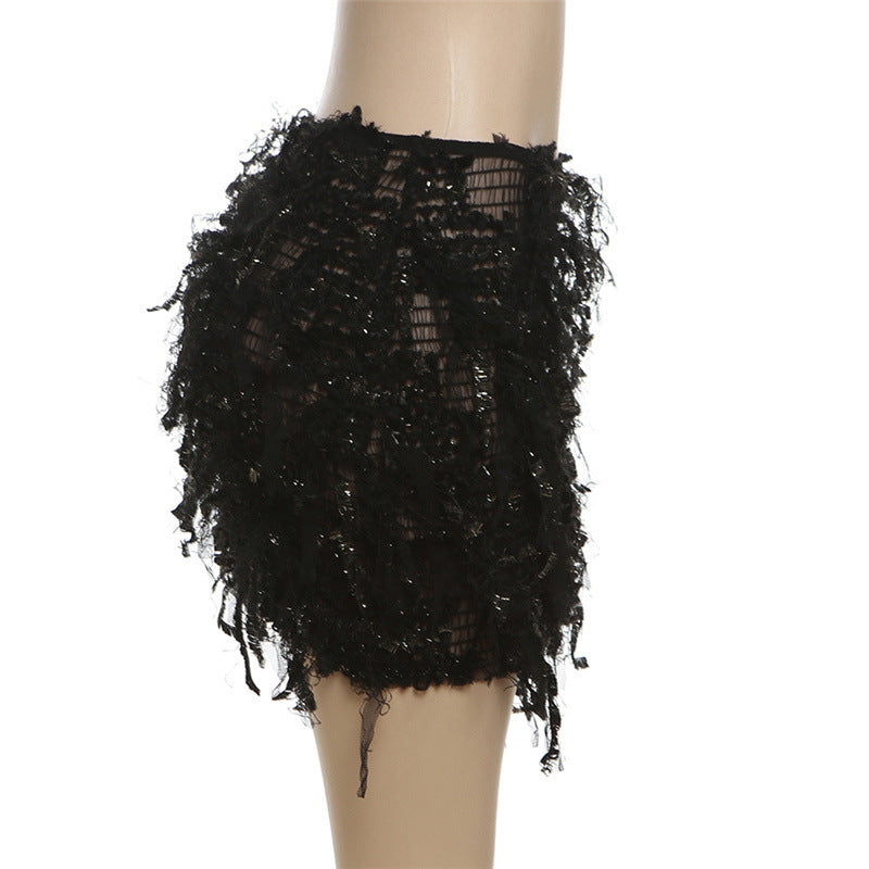 Women Summer Style Striped Tassel Bodycon Skirt 21