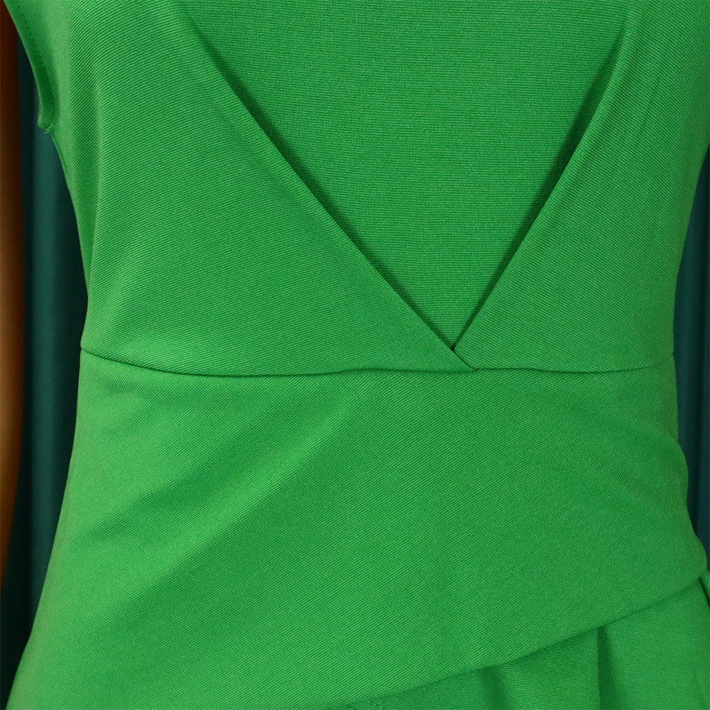 Women's Fashion Chic Elegant Pleated Bodycon Pencil African Dress 27