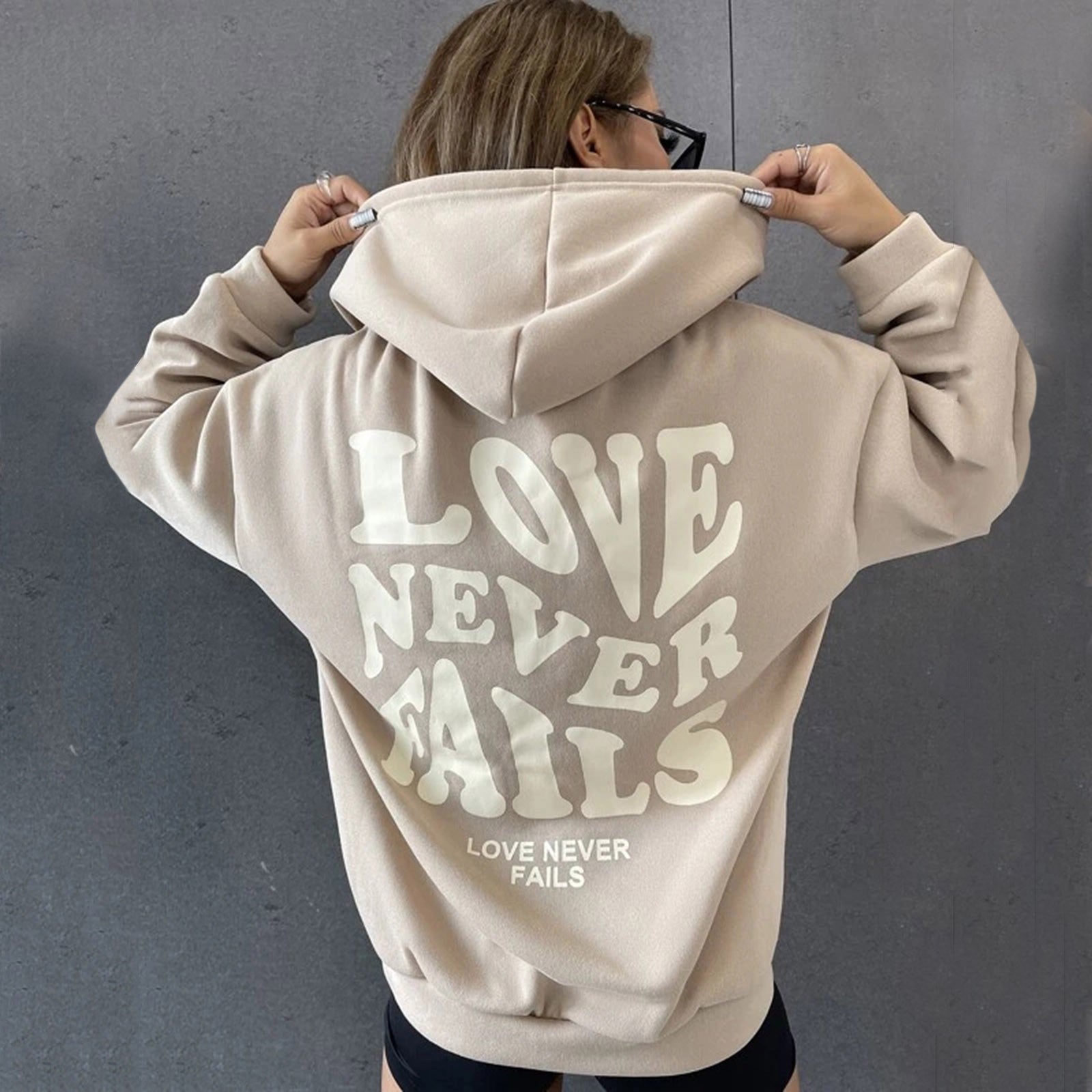 Women Letter Sports Hoodies