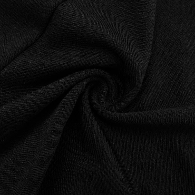 Women's Autumn Winter Round Neck Buttons Slim Waist Long Sleeve Top Shorts Set 23