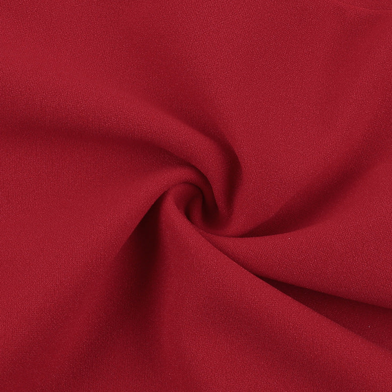 Women Suspender Lace Patchwork V Neck Dress 15