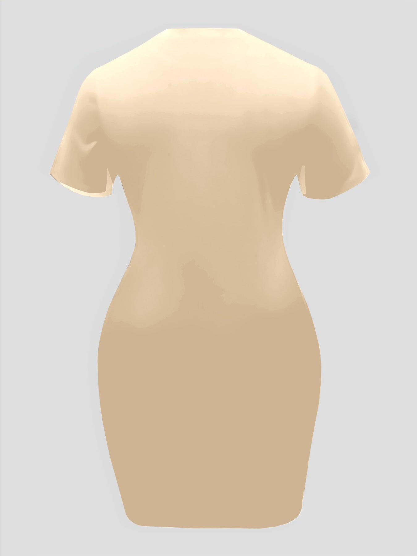 Ladies Print Tight Fitting Dress 3