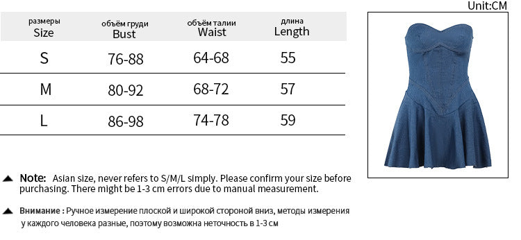 Women Sexy off shoulder mini Denim dress 12