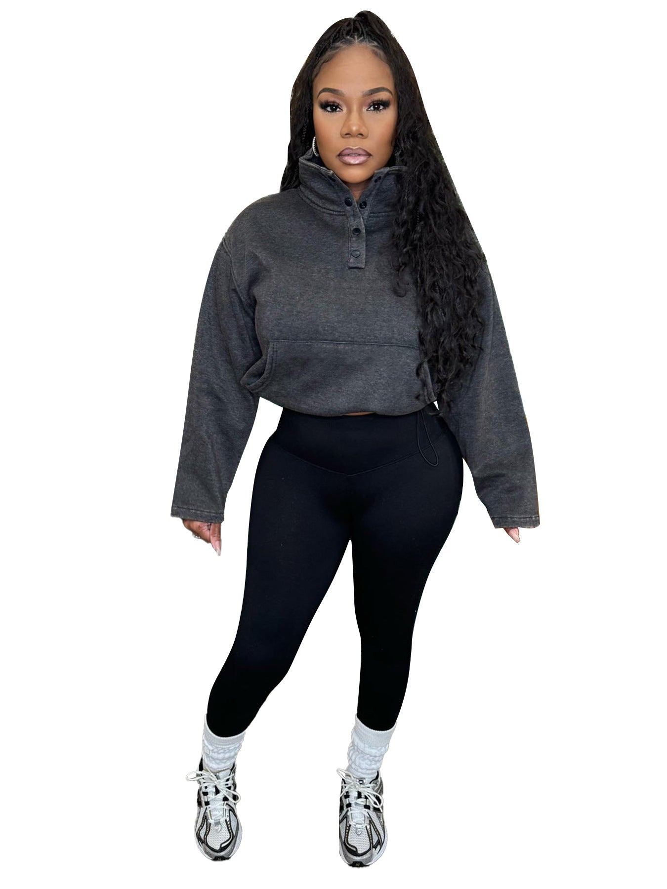 Women Sports Casual Top+Pants Two-piece Set 8