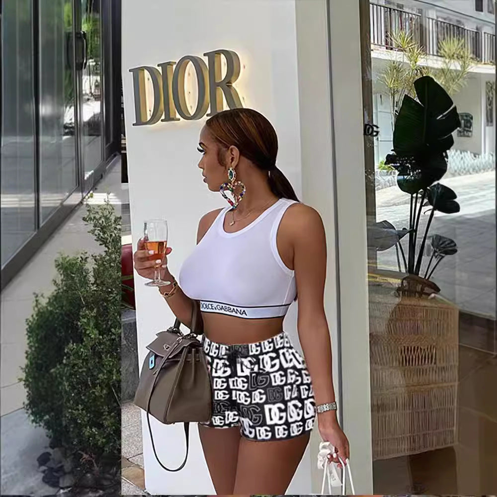 Fashion Trendy Letter Printed Shorts 3