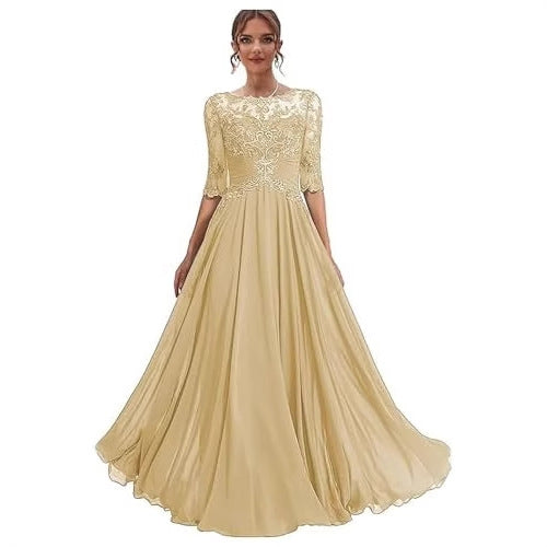 Women Lace Long Formal Evening Dress Prom Party Dress（Processing time need 3-6 days） 8