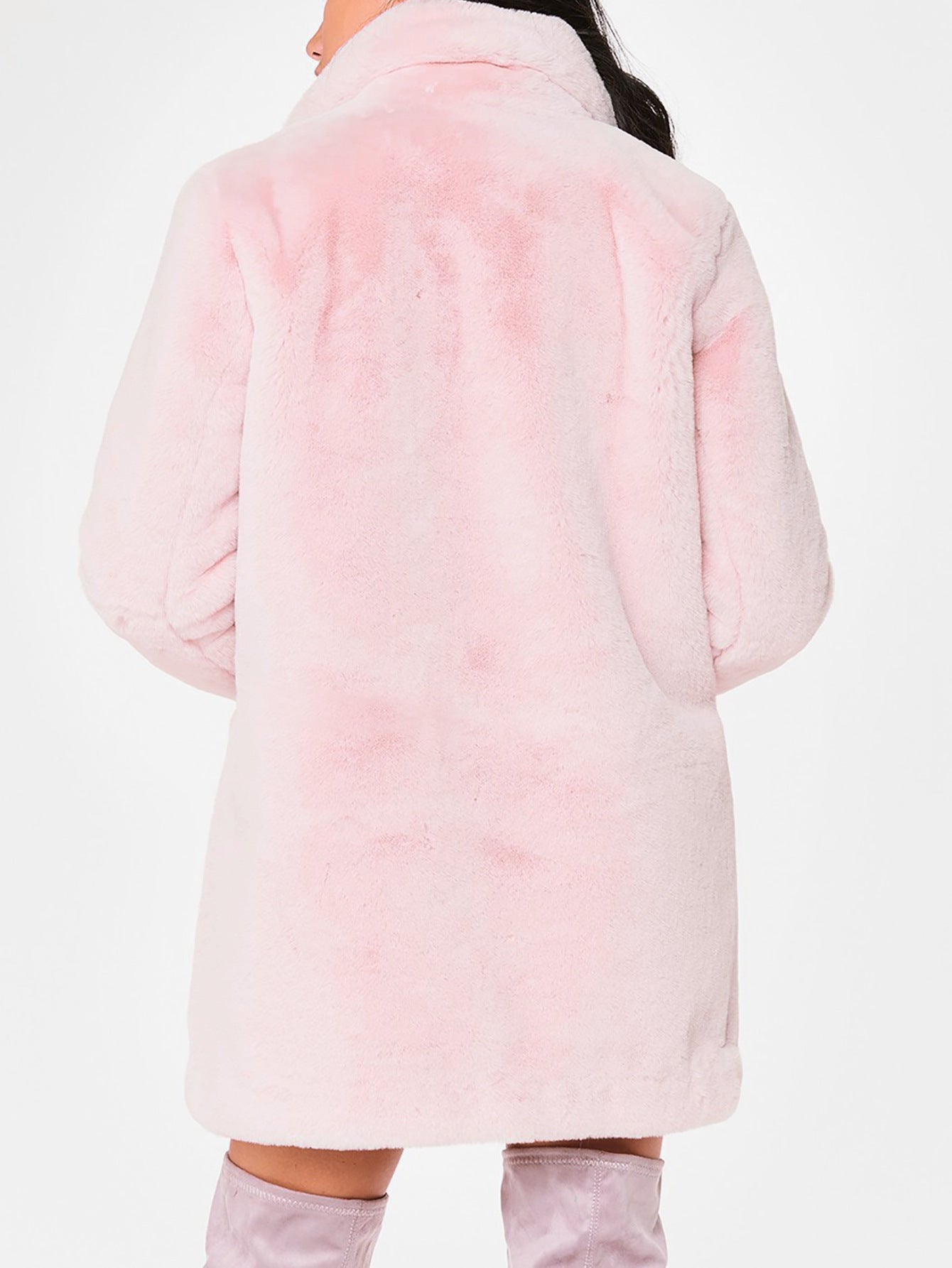 Women winter plush casual jacket 6