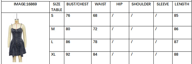 Spring/Summer Street Trendy Patchwork Strap Denim Dress 6