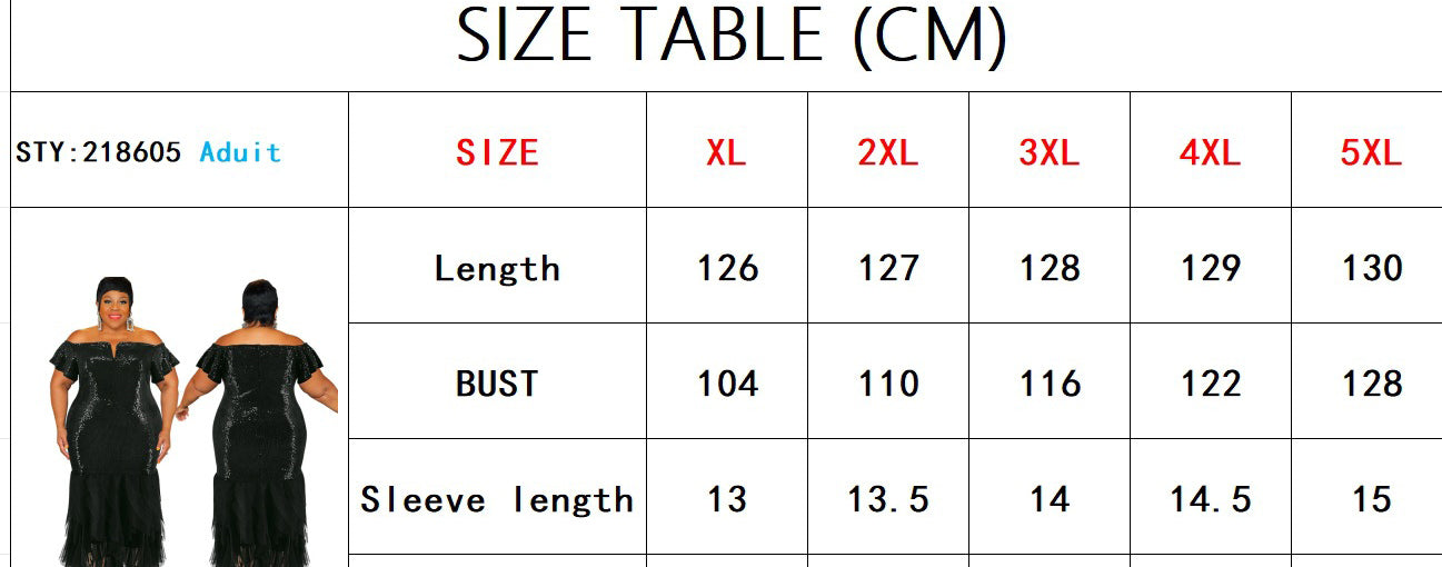 Plus Size Women off shoulder short sleeve Midi Dress 9