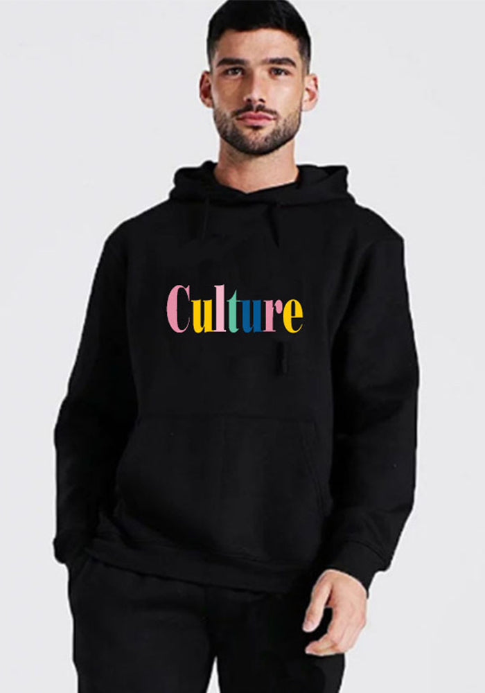 Men's Fall/Winter Feleece Casual Print Hoodies