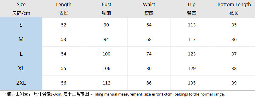 Women Printed Casual Tank Top and Shorts Two-piece Set 8