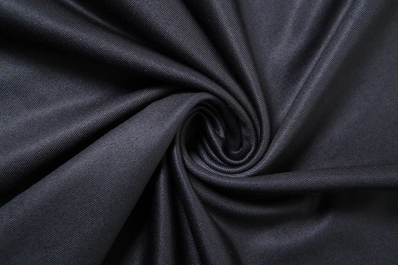 Spring Summer Women's Print High Neck Bodycon Dress 13