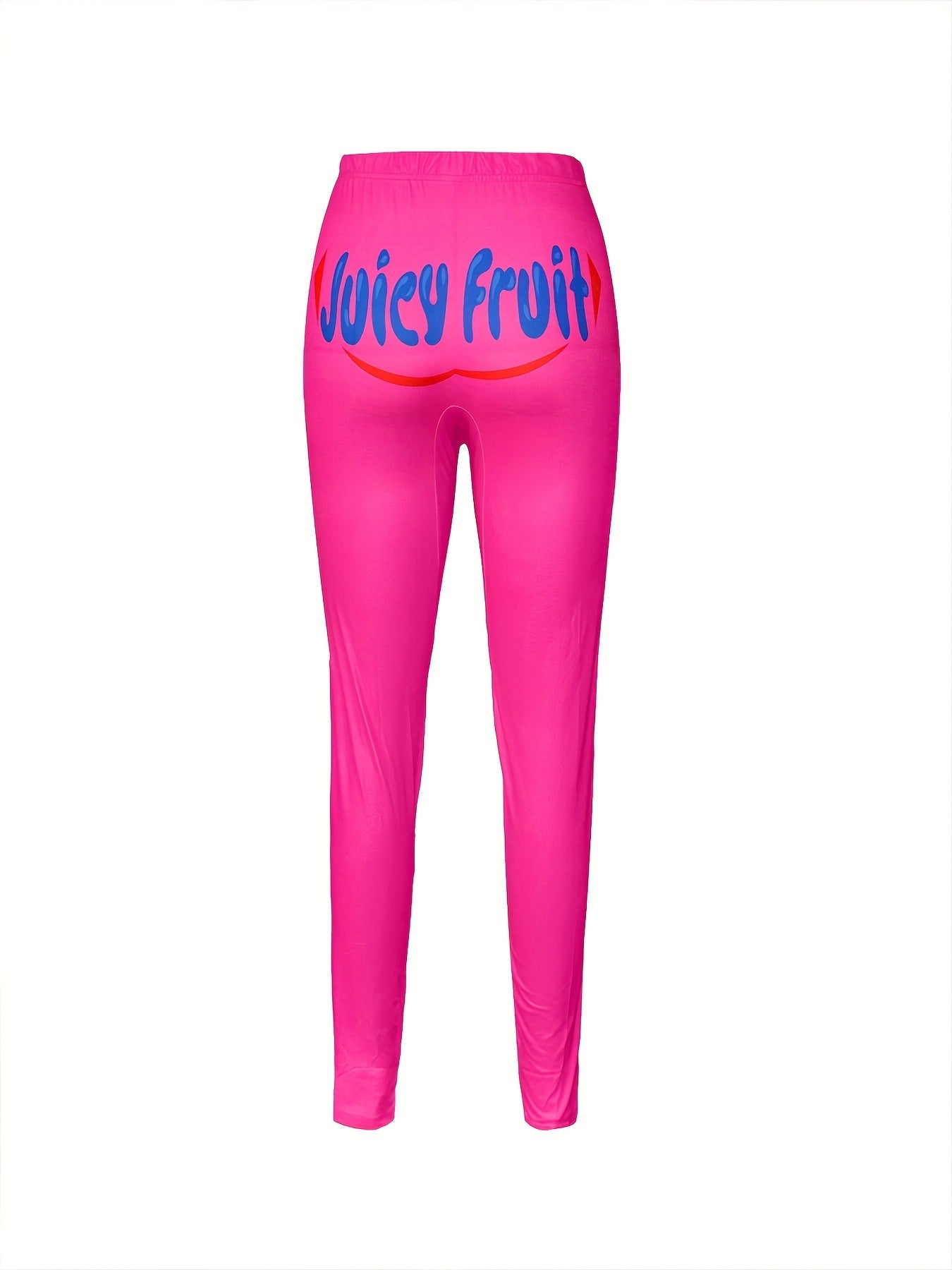 Casual Tight Fitting Letter Printed Trousers Yoga Pants 28