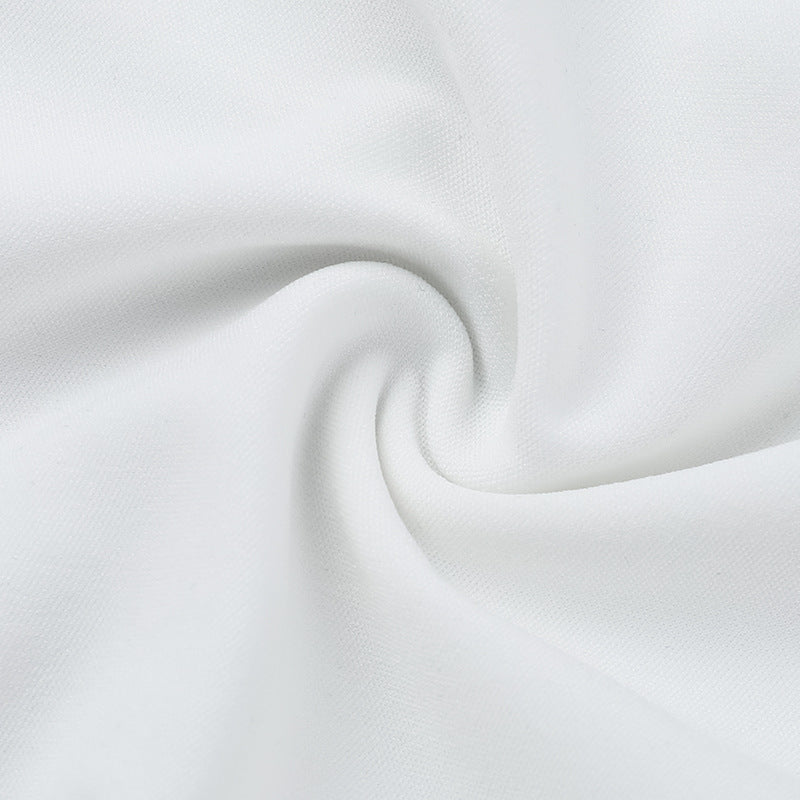 Women Summer Women Beach Holidays Strapless Hollow Dress 18