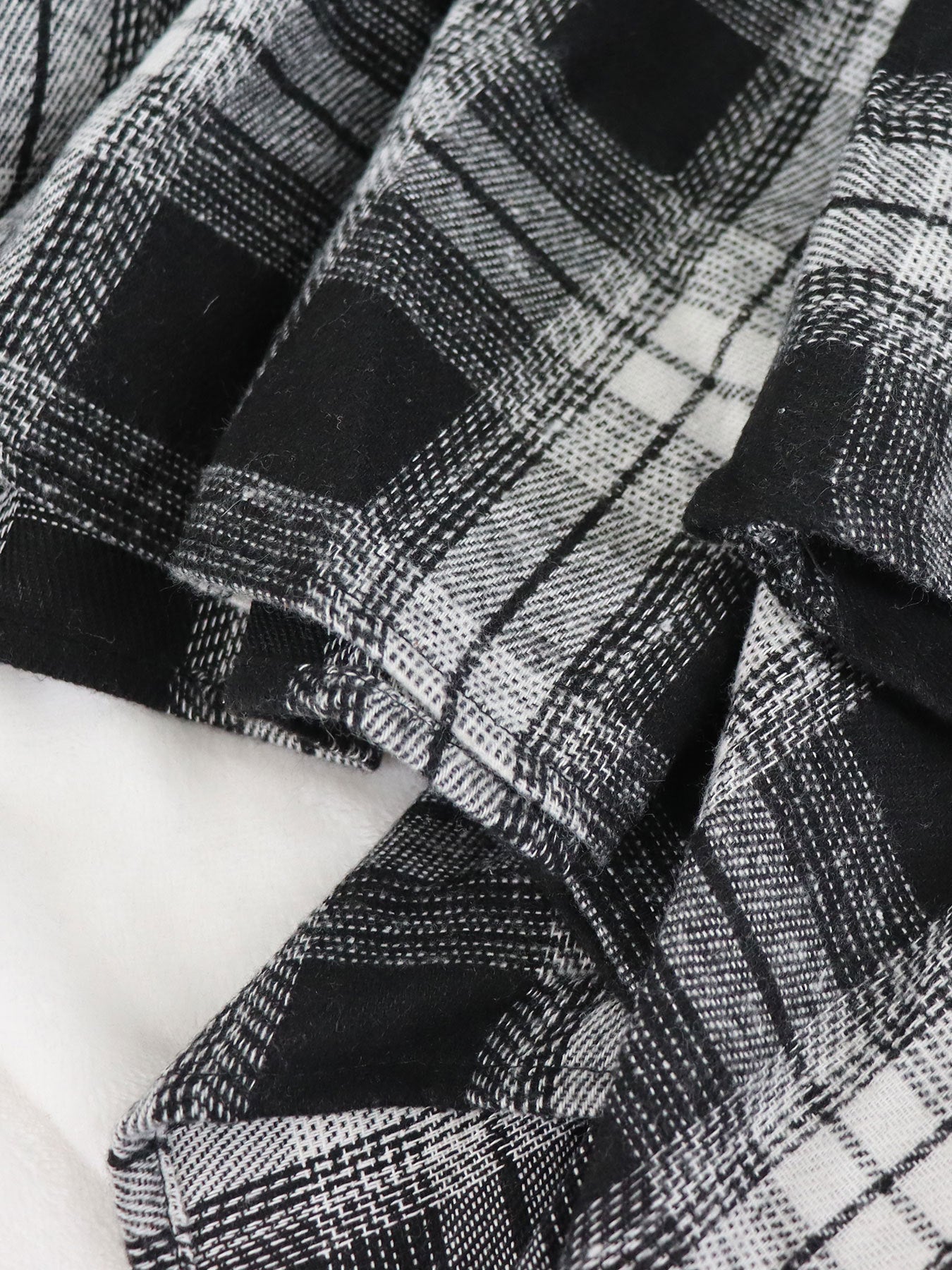 High-Waist Patchwork Asymmetrical Plaid Skirt 21