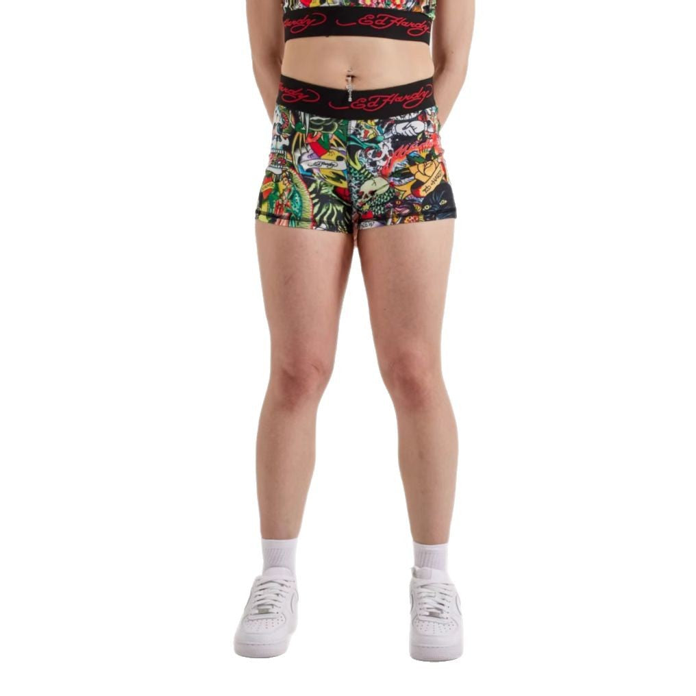 Women Printed Yoga Tank Shorts Two Piece Set 6