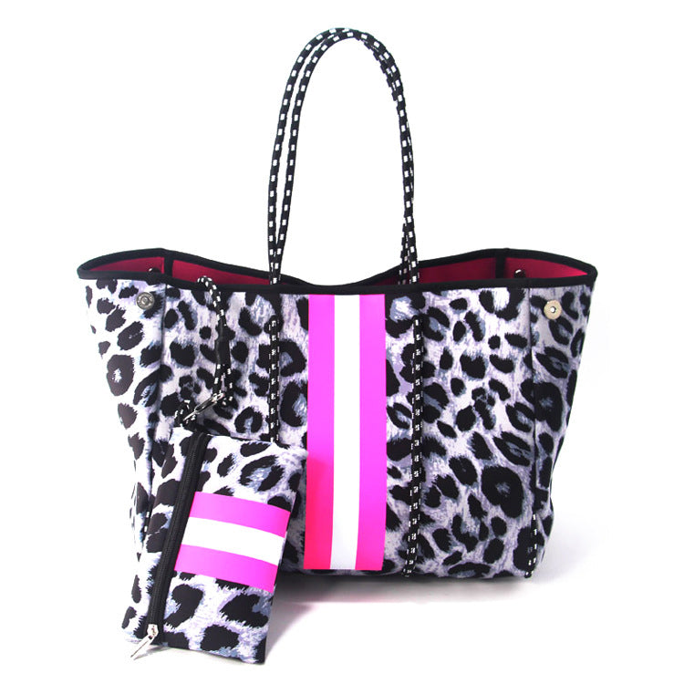 Diving Material Tote Crossbody Shoulder Bag Outdoor Casual Large Capacity Beach Handbag 13