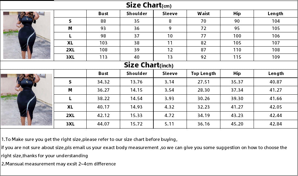Women Summer Short Sleeve Bodycon Split Dress 12